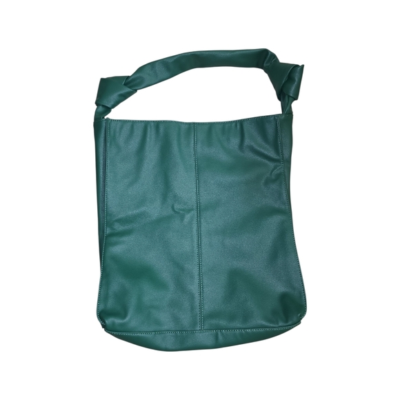 Anthropologie Urban Originals North South Knotted Tote In Green Magnetic Closure - Picture 2 of 12